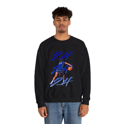 Kadynce Couture Number Scribble Crewneck Sweatshirt