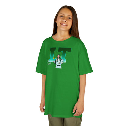 Lila Toll Big Initials Colored Kids Tee