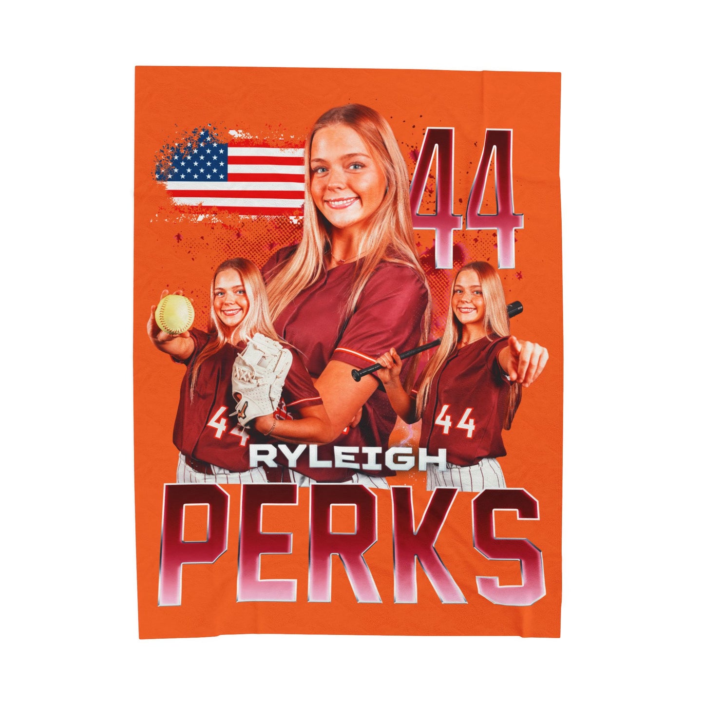 Ryleigh Perks Heritage Pride 60"-80" Plush Blanket