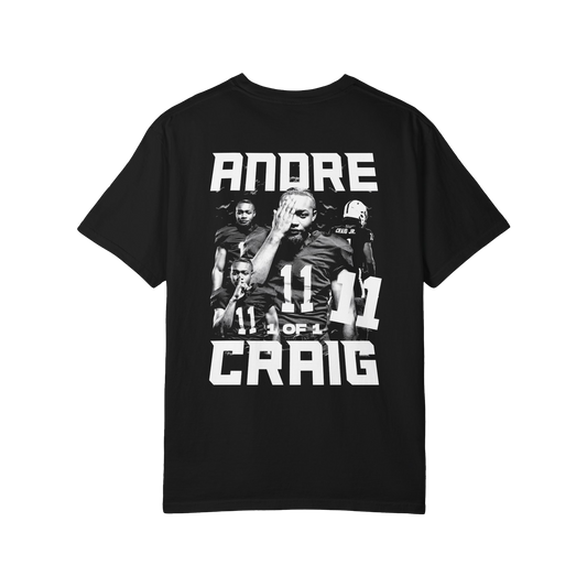 Andre Craig  Heavyweight Vintage Blackout Tee