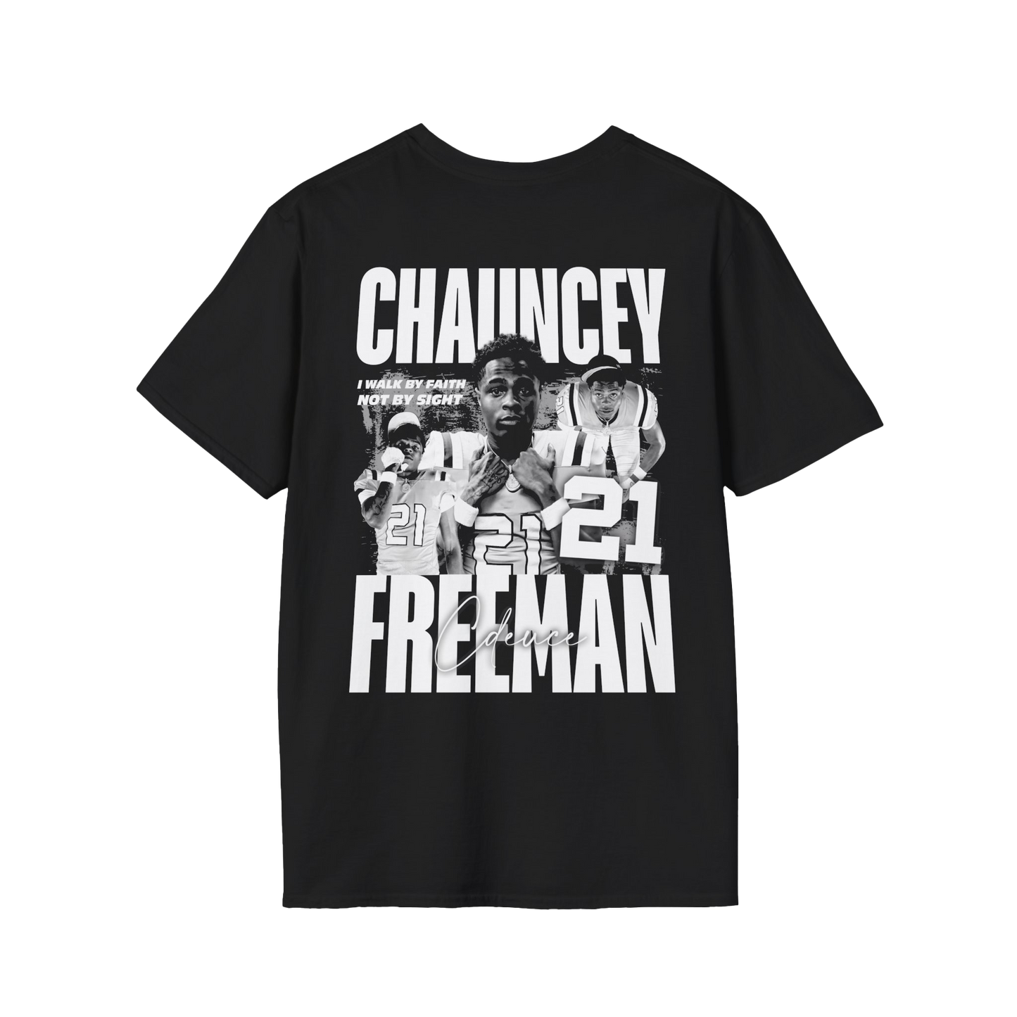 Chauncey Freeman Soft-Style Vintage Blackout Tee