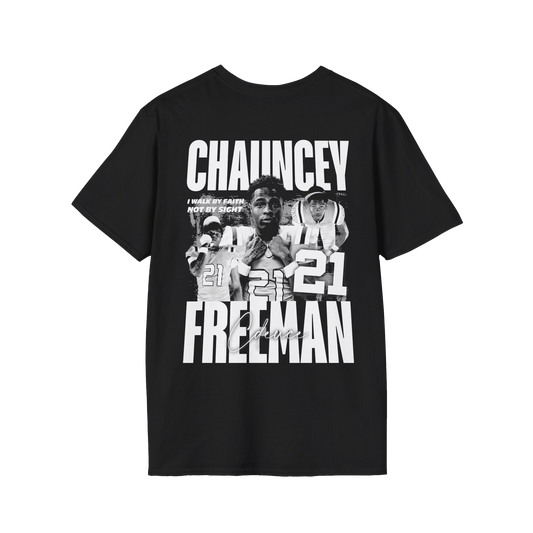 Chauncey Freeman Soft-Style Vintage Blackout Tee