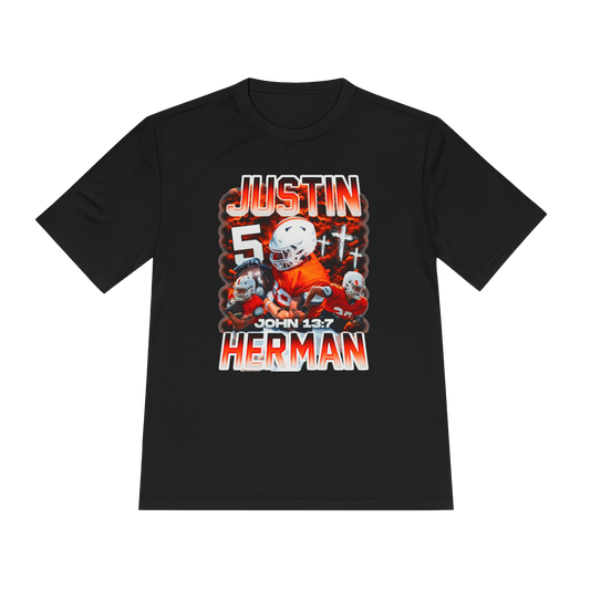Justin Herman Unisex Moisture Wicking Tee