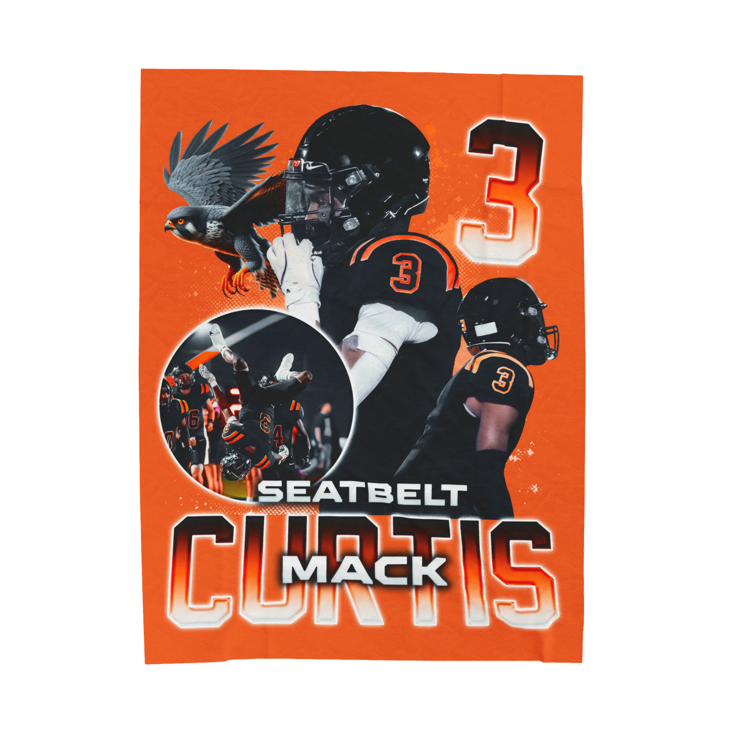 Mack Curtis 60"-80" Plush Blanket