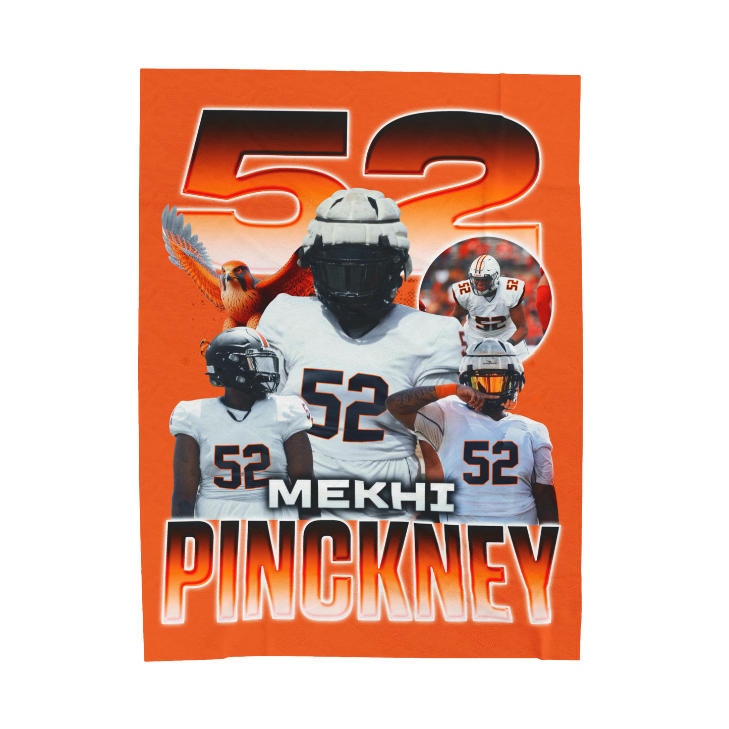 Mekhi Pinckney 60"-80" Plush Blanket