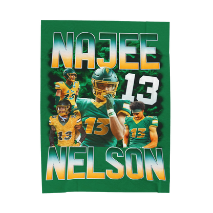 Najee Nelson 60"-80" Plush Blanket
