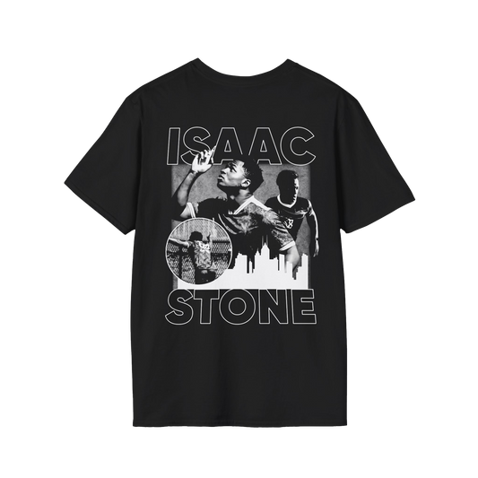 Isaac Stone Soft-Style Vintage Blackout Tee