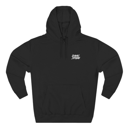 Isaac Stone Soft-Style Vintage Blackout Hoodie