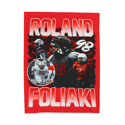 Roland Foliaki 60"-80" Plush Blanket