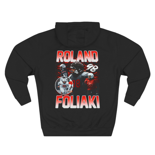 Roland Foliaki Soft-Style Badge Hoodie