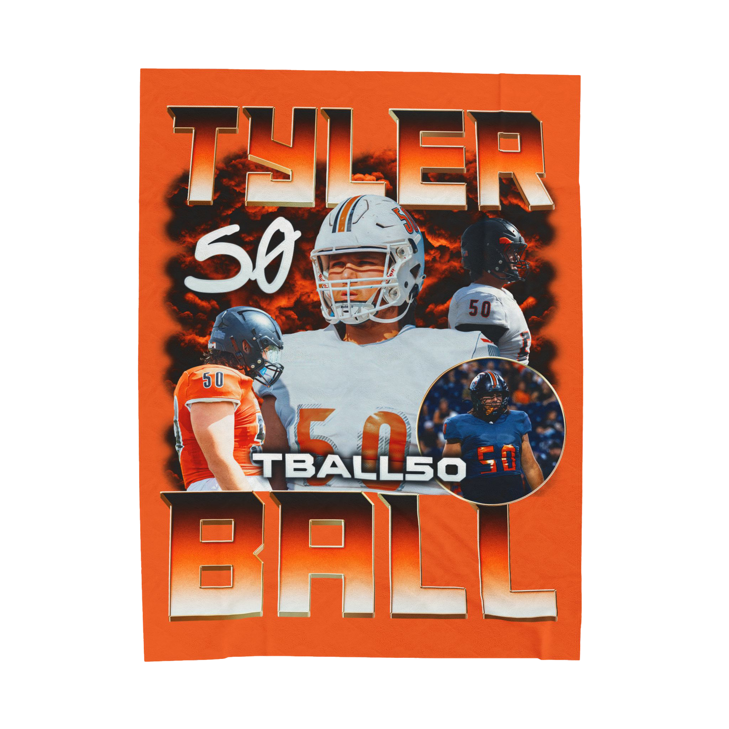 Tyler Ball 60"-80" Plush Blanket