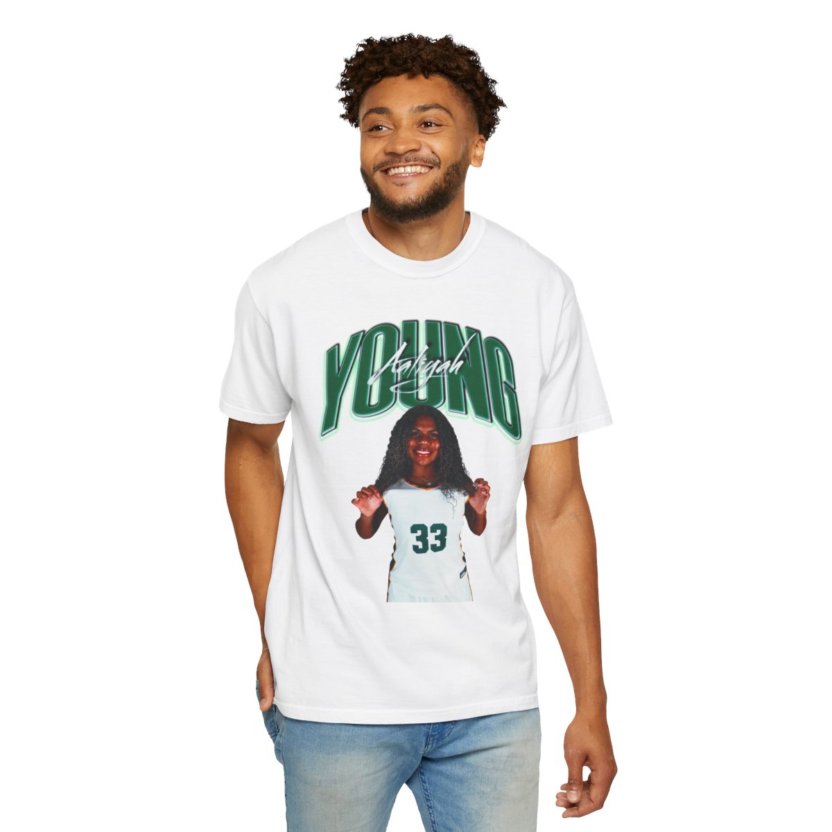 Aaliyah Young Curved Combo Colored Premium Tee