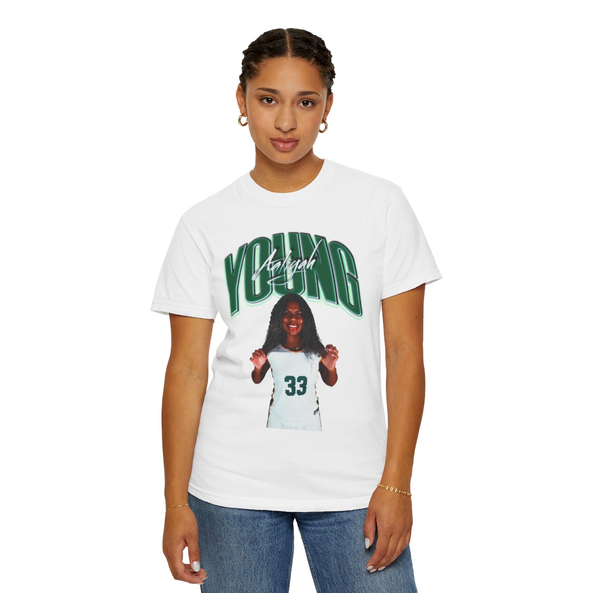 Aaliyah Young Curved Combo Colored Premium Tee