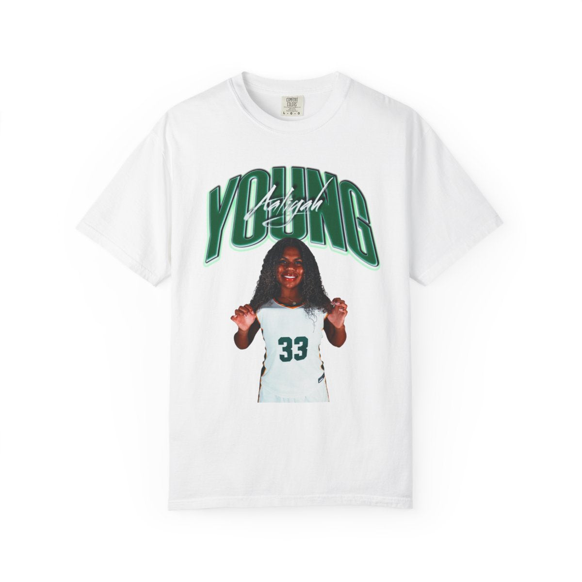 Aaliyah Young Curved Combo Colored Premium Tee
