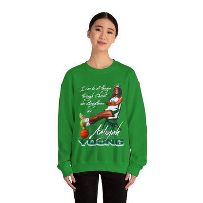 Aaliyah Young Featured Quote Crewneck Sweatshirt