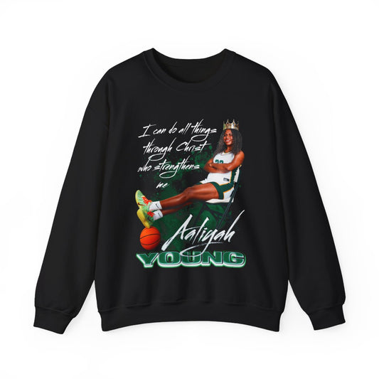 Aaliyah Young Featured Quote Crewneck Sweatshirt