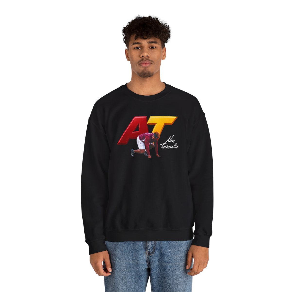 Abu Tarawallie Featured Logo Crewneck Sweatshirt