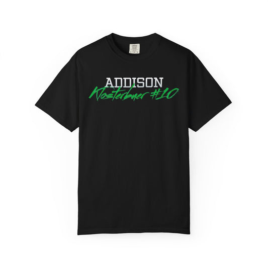Addison Klosterbuer Cursive Name & Number Premium Tee