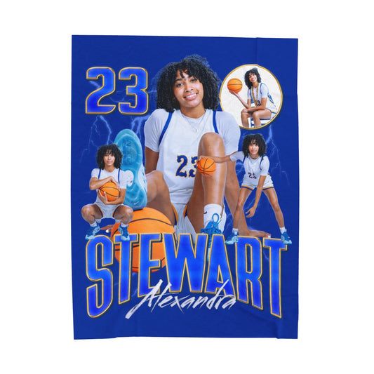 Alexandra Stewart 60"-80" Plush Blanket