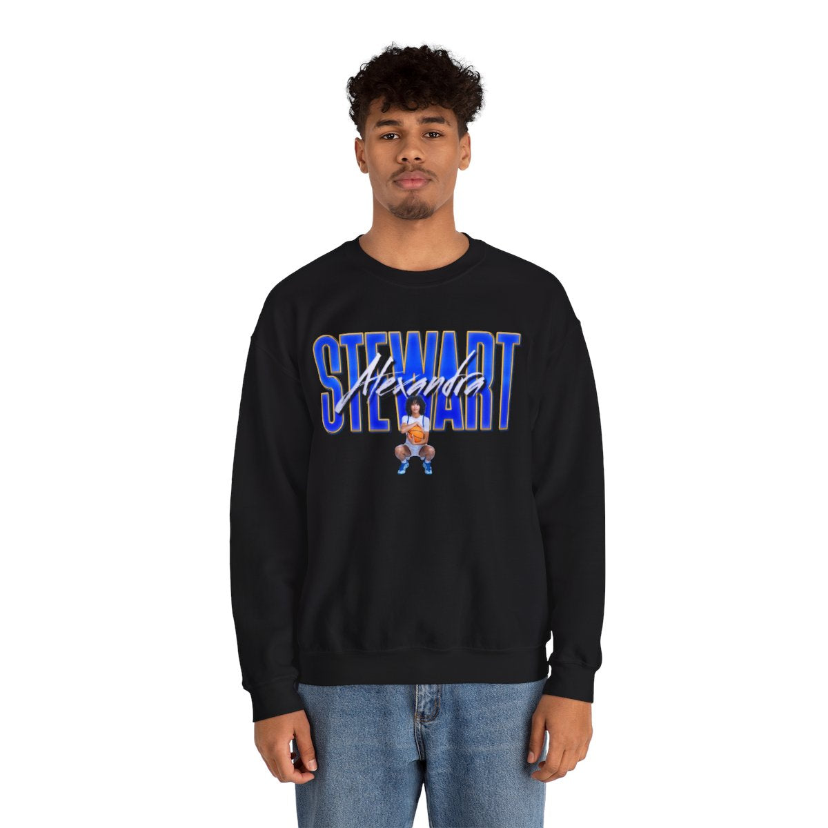 Alexandra Stewart Big Last Name Crewneck Sweatshirt
