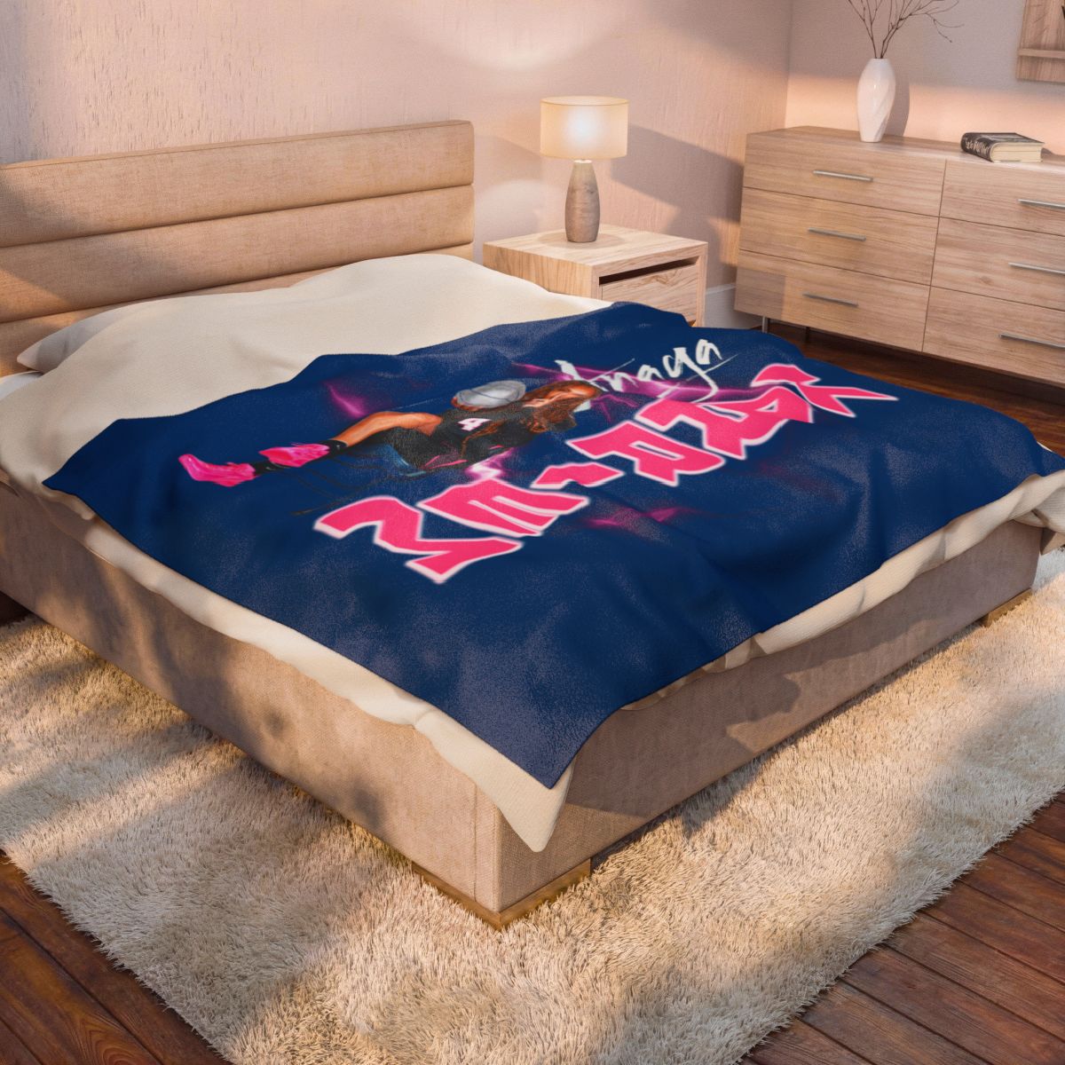 Anaya Karriem 60"-80" Plush Blanket