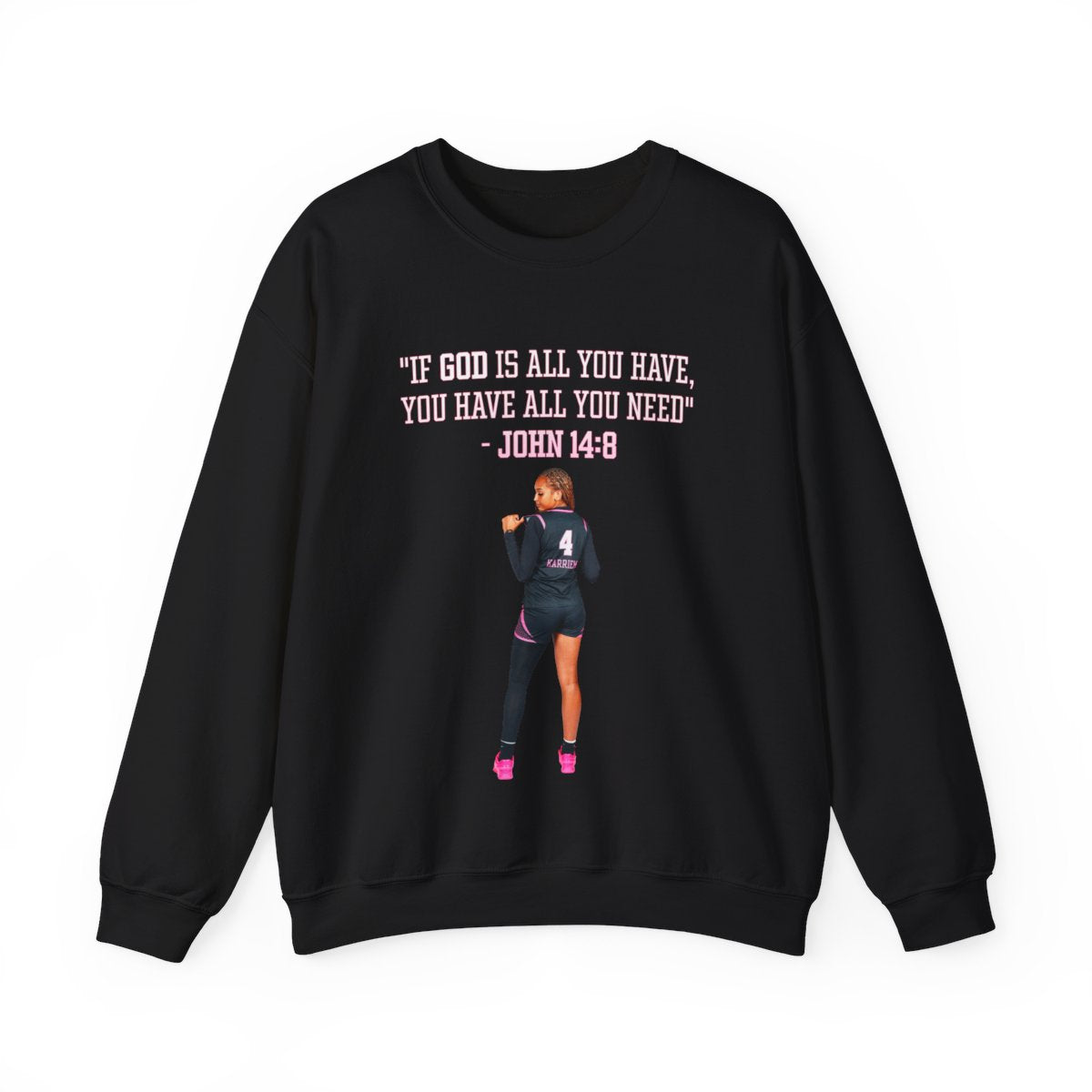 Anaya Karriem Athlete Quote Crewneck Sweatshirt