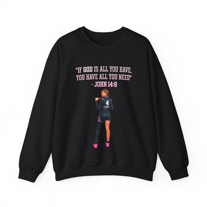 Anaya Karriem Athlete Quote Crewneck Sweatshirt