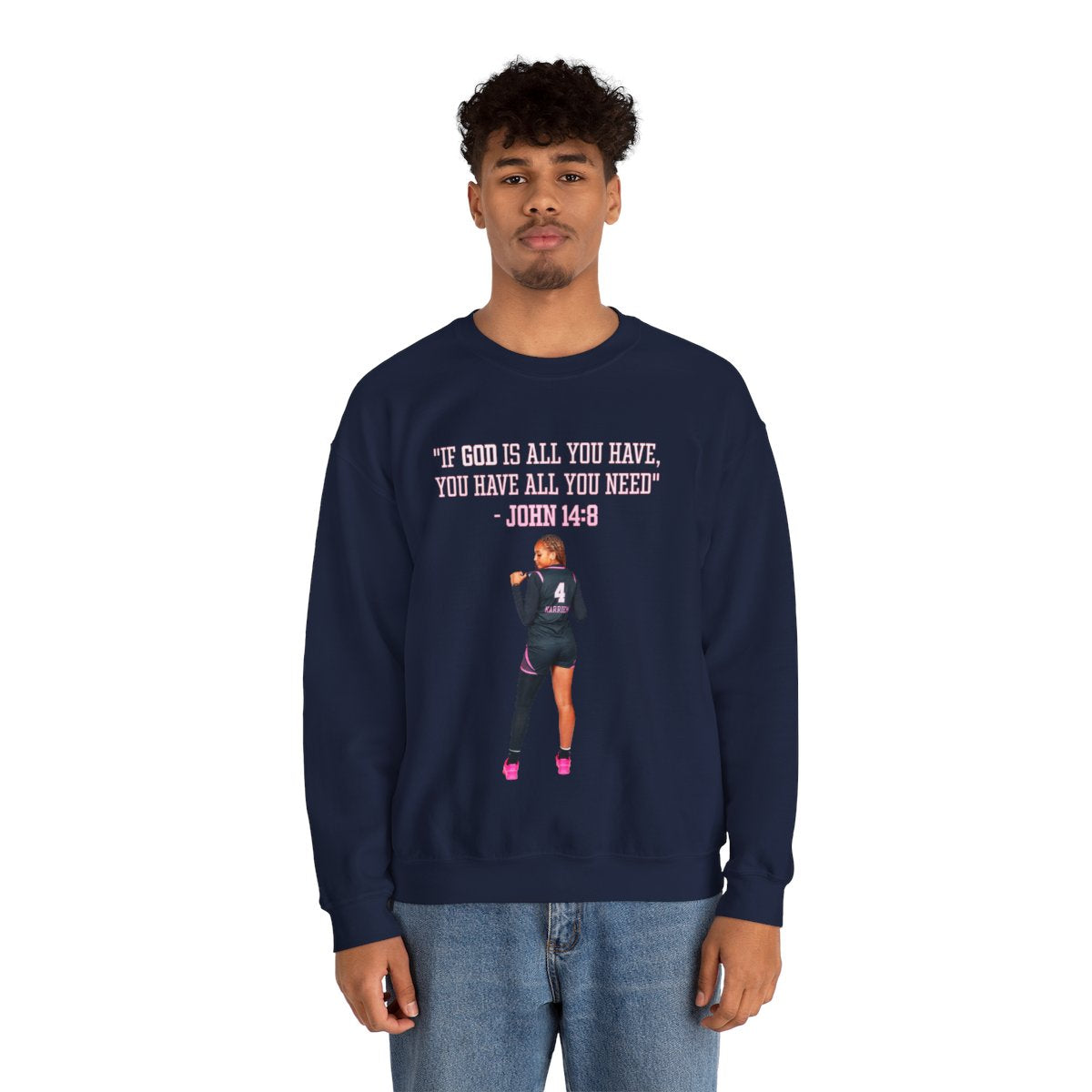 Anaya Karriem Athlete Quote Crewneck Sweatshirt