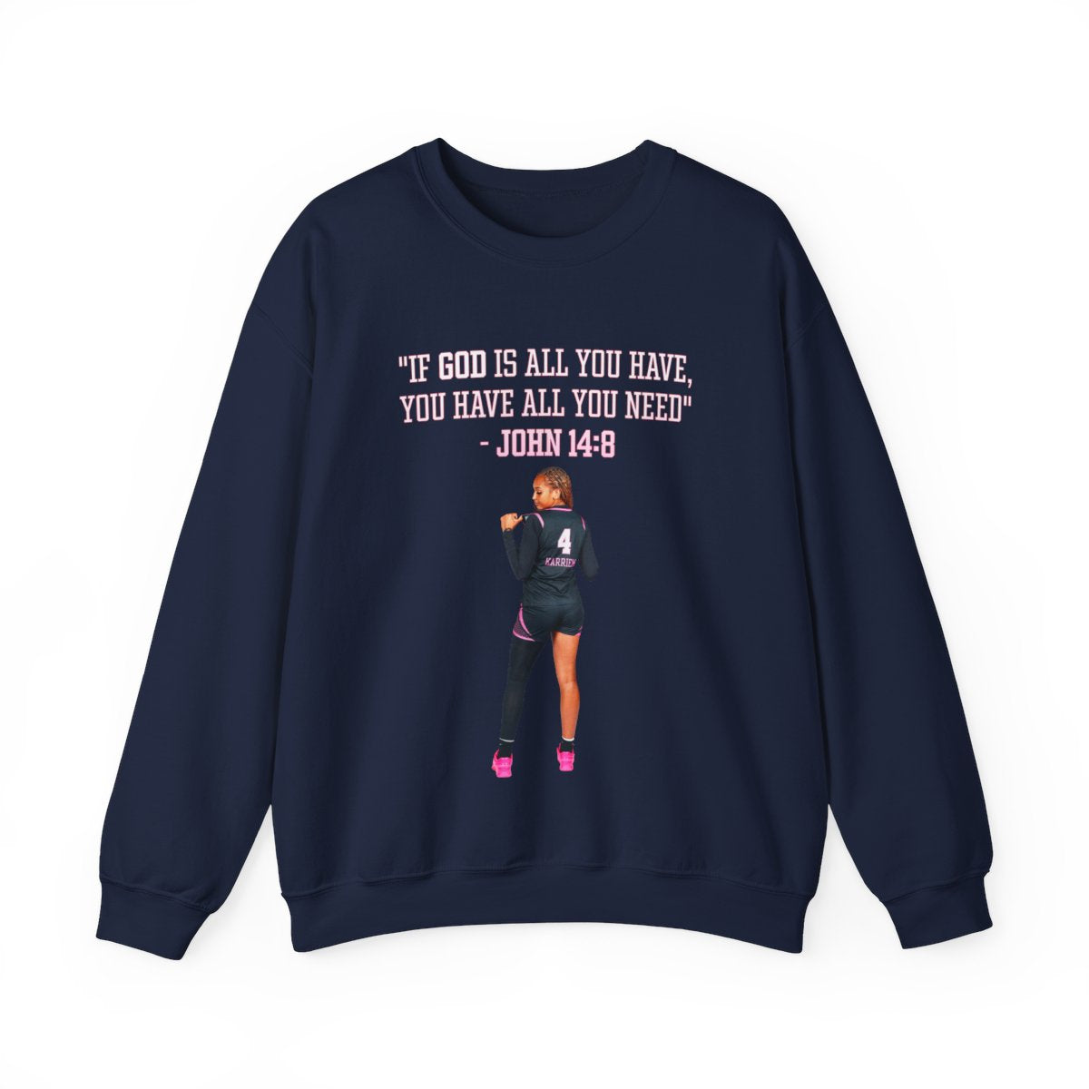 Anaya Karriem Athlete Quote Crewneck Sweatshirt
