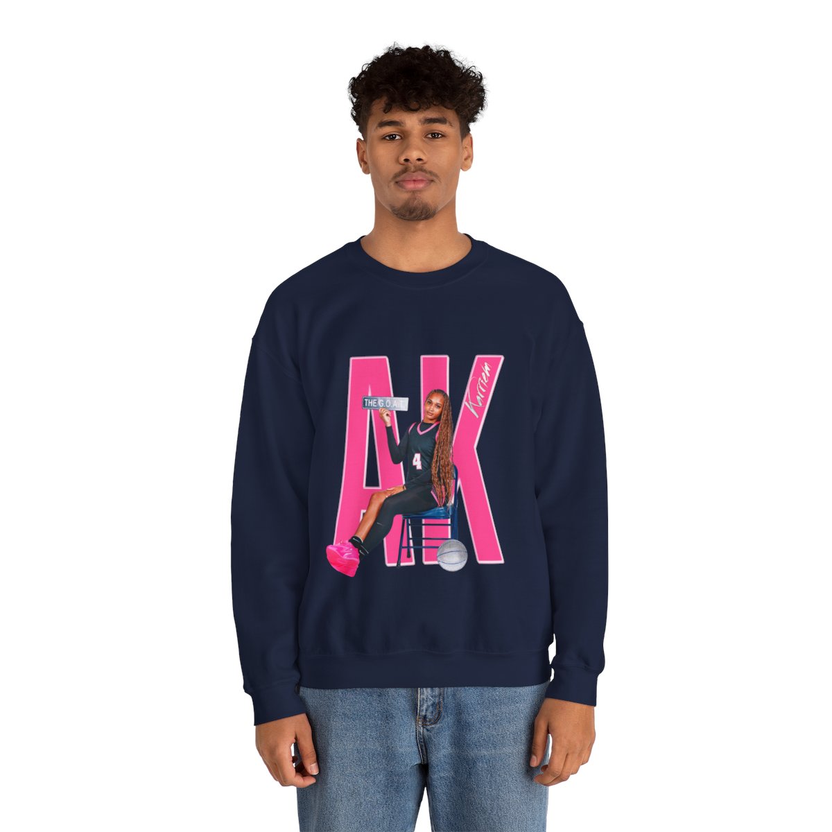 Anaya Karriem Player Icon Initials Crewneck Sweatshirt