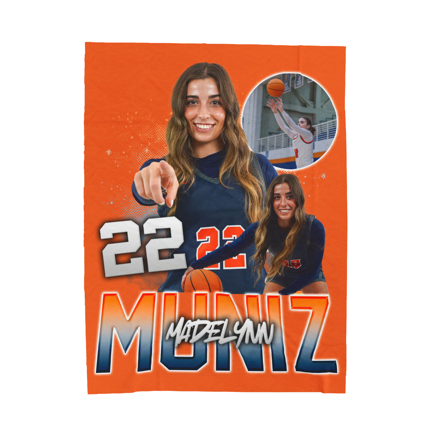 Madelynn Muniz 60"-80" Plush Blanket