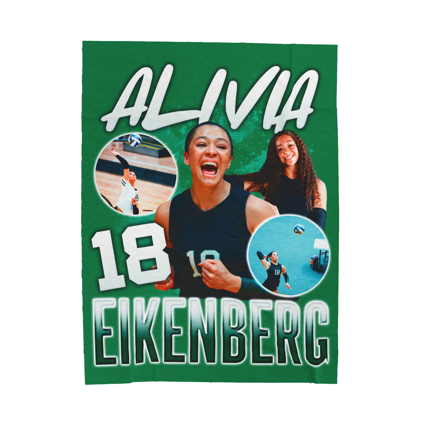 Alivia Eikenberg 60"-80" Plush Blanket