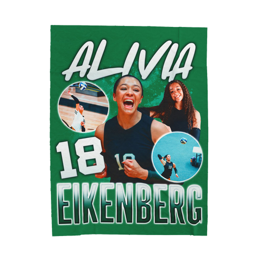 Alivia Eikenberg 60"-80" Plush Blanket