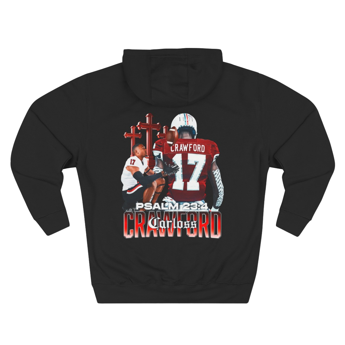 Carloss Crawford Soft-Style Badge Hoodie