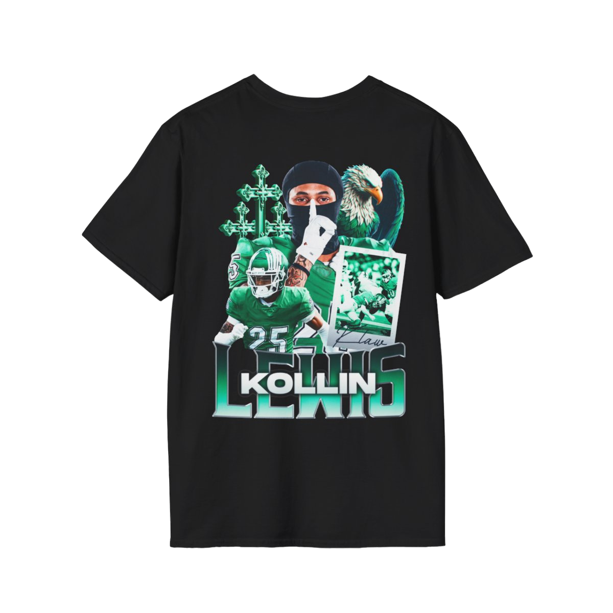 Kollin Lewis Soft-Style Badge Tee