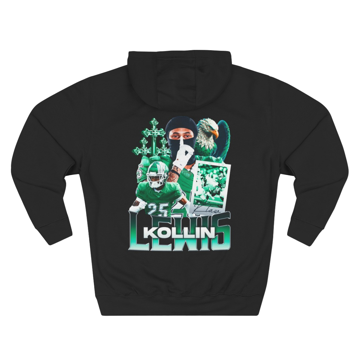 Kollin Lewis Soft-Style Badge Hoodie