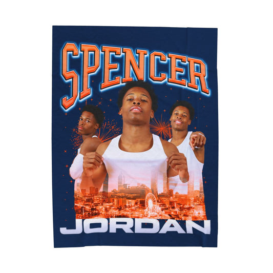 Jordan Spencer 60"-80" Plush Blanket