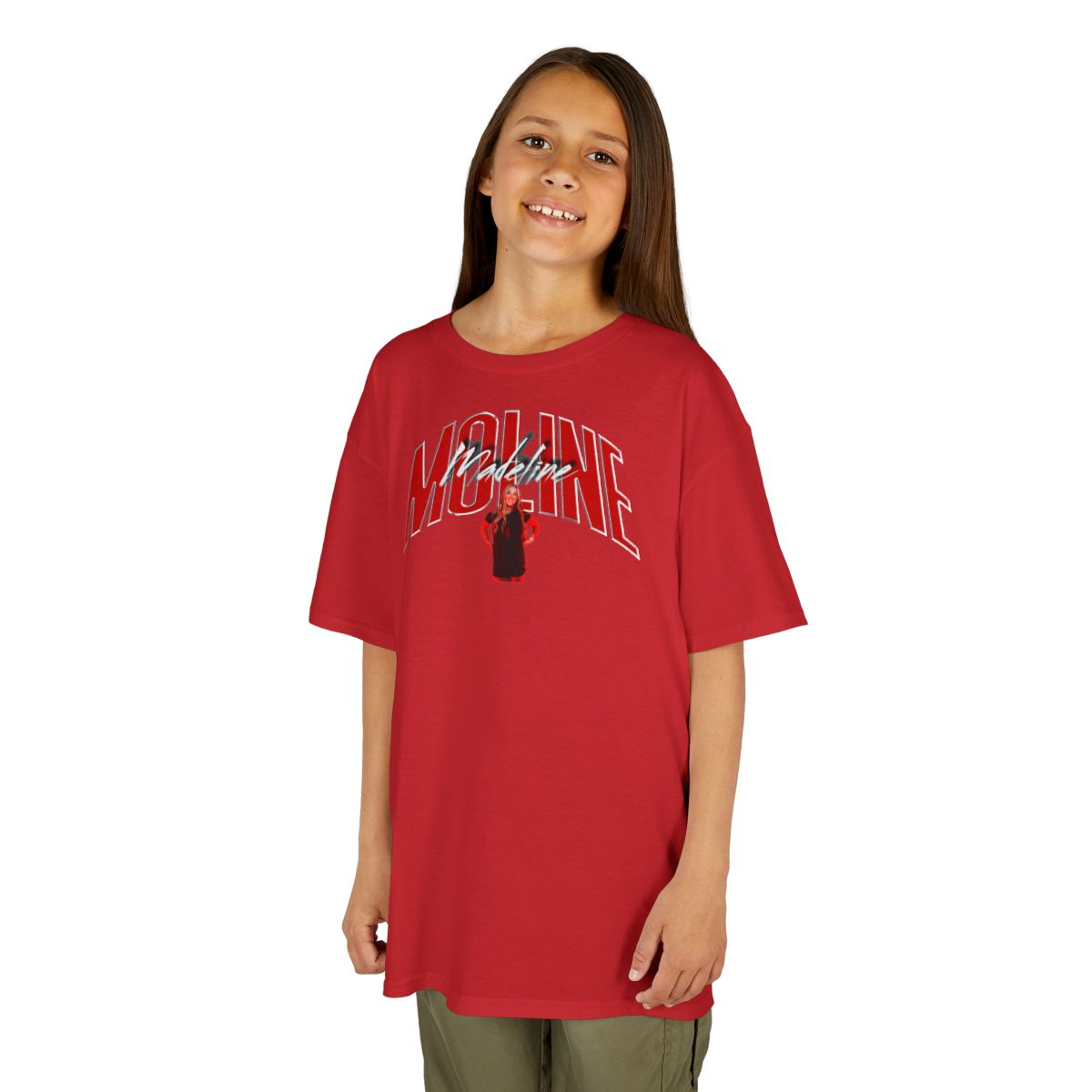 Madeline Moline Curved Combo Colored Kids Tee