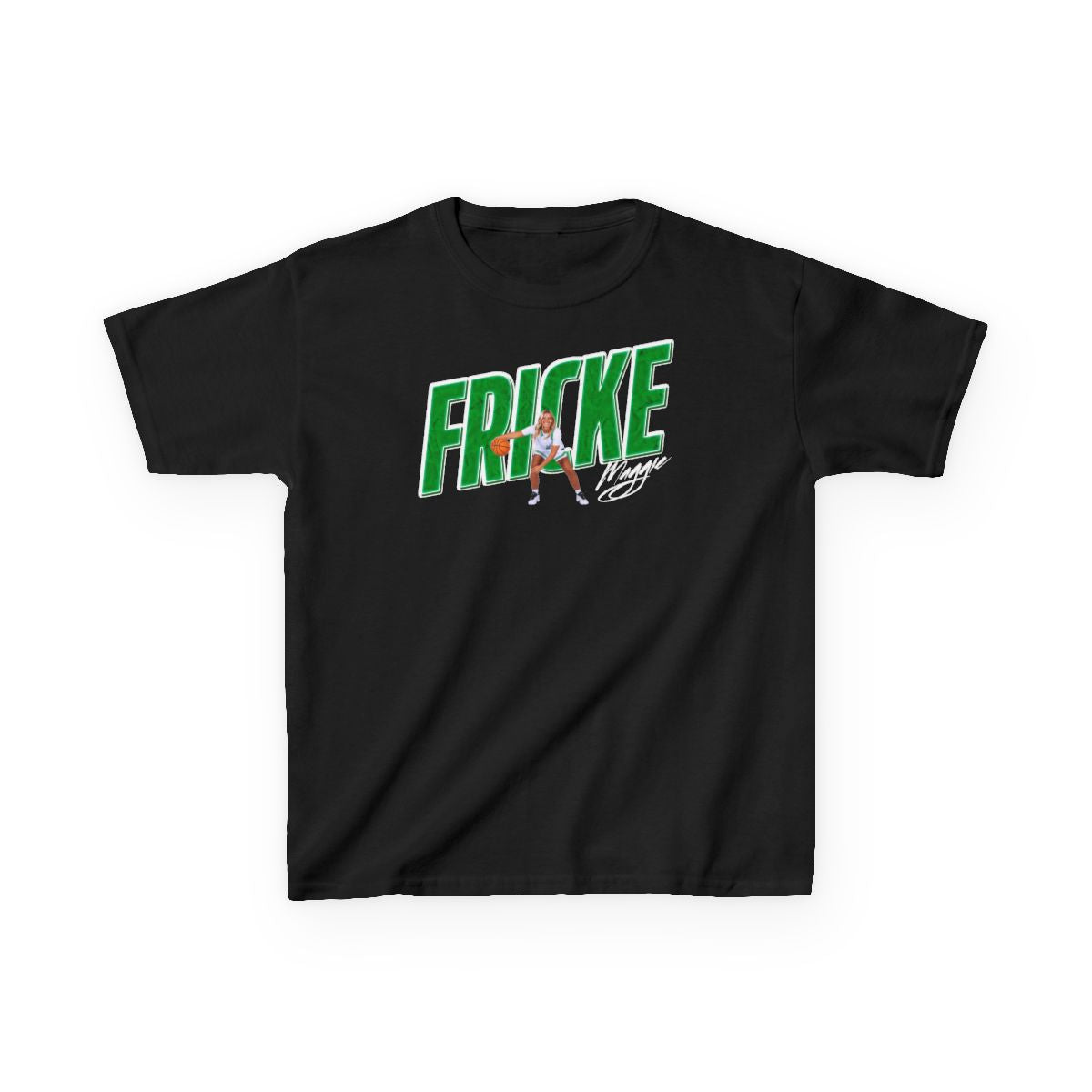 Maggie Fricke Cursive Combo Colored Kids Tee