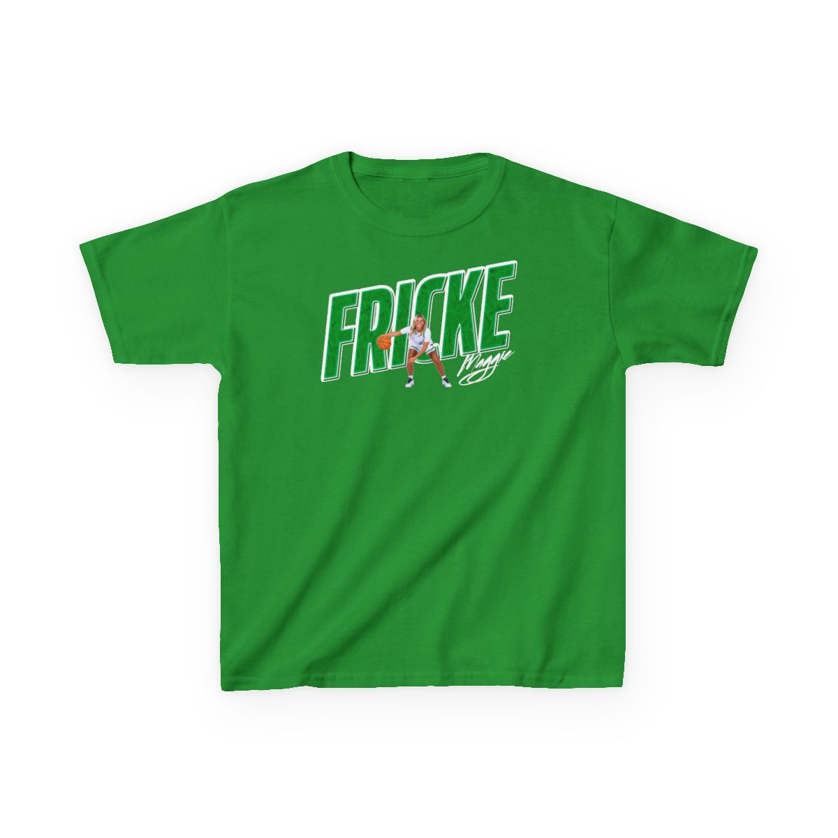 Maggie Fricke Cursive Combo Colored Kids Tee