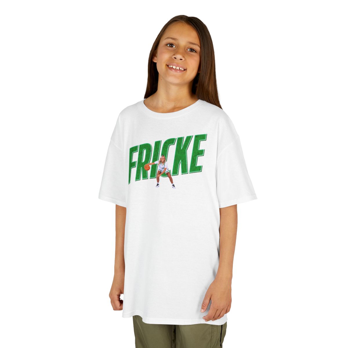Maggie Fricke Cursive Combo Colored Kids Tee