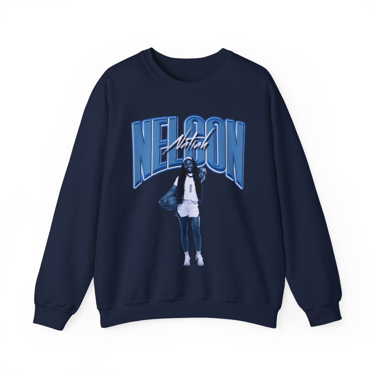 Natiah Nelson Curved Combo Colored Crewneck Sweatshirt