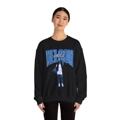 Natiah Nelson Curved Combo Colored Crewneck Sweatshirt