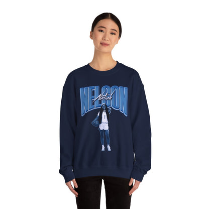 Natiah Nelson Curved Combo Colored Crewneck Sweatshirt