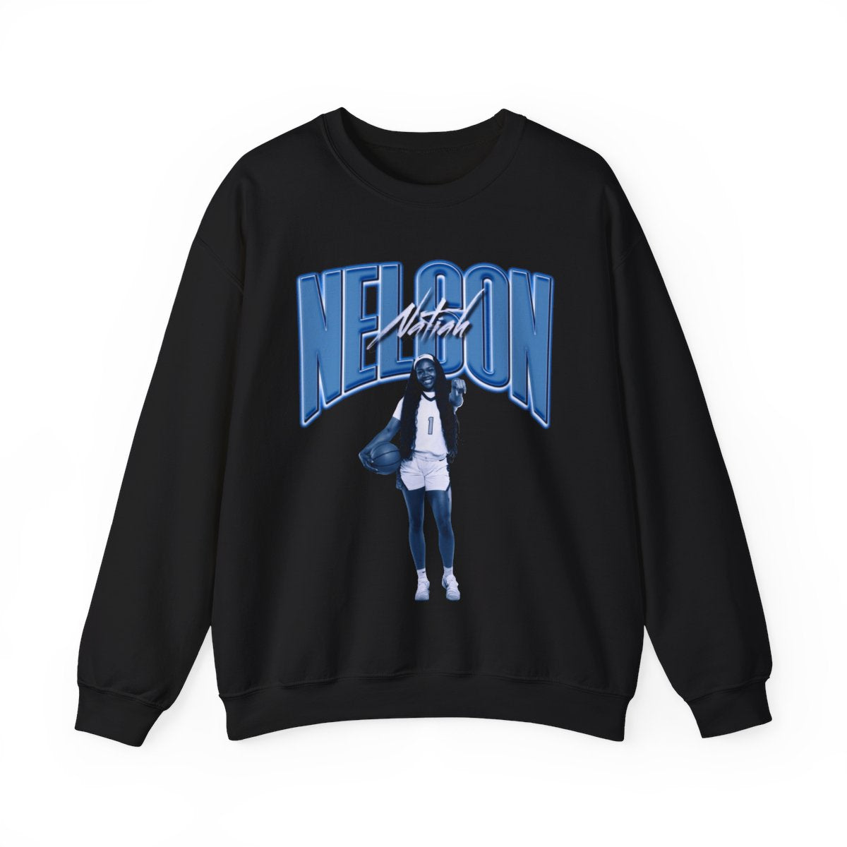Natiah Nelson Curved Combo Colored Crewneck Sweatshirt
