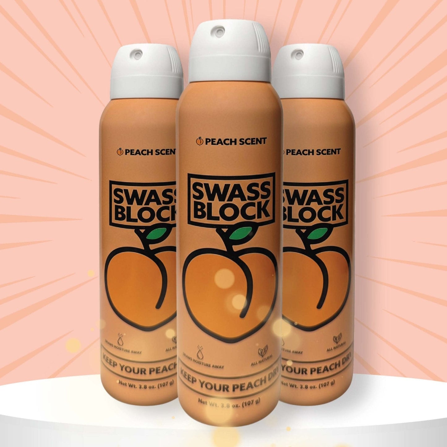 Swass Block: Sweet Peach 3-Pack