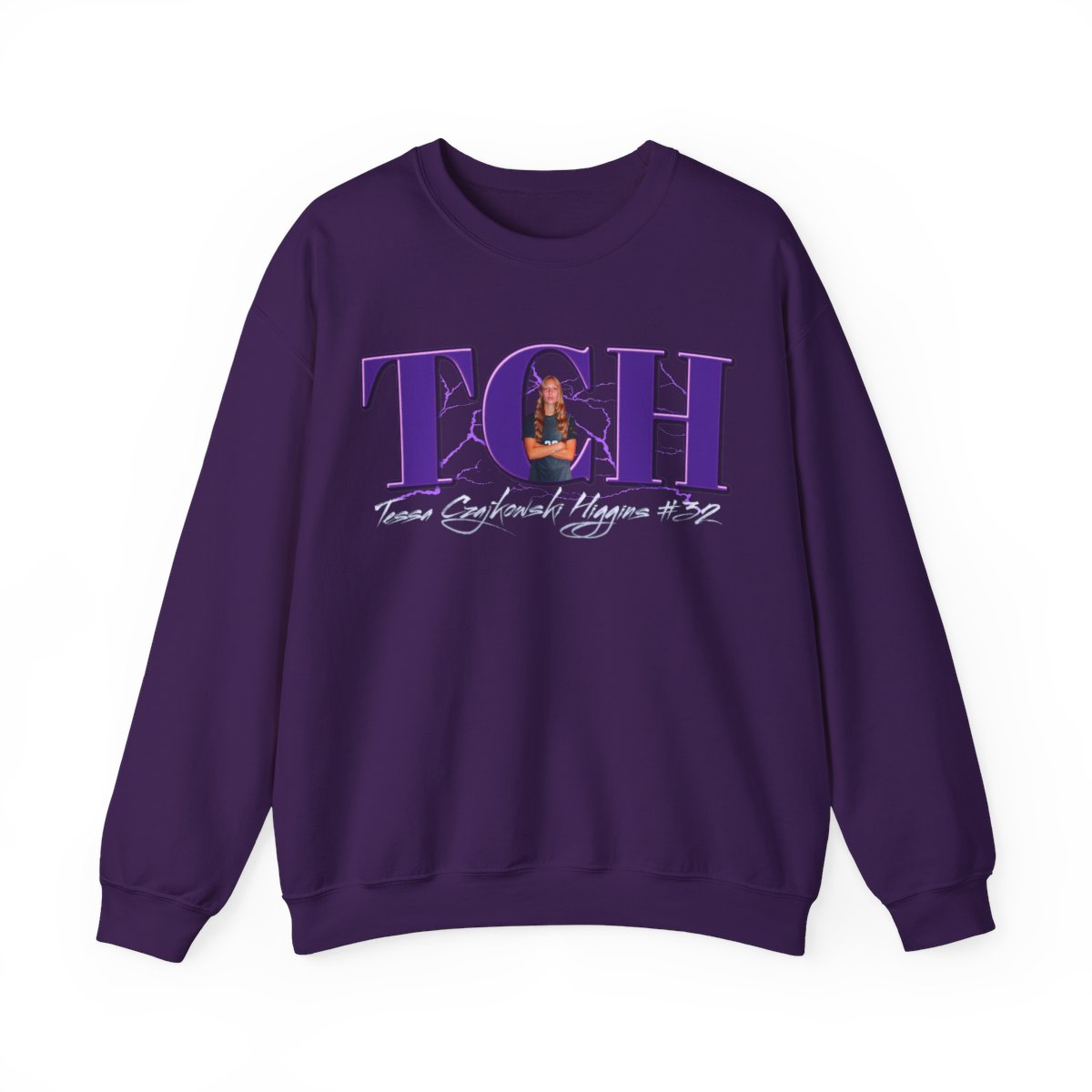 Tessa Czajkowski Higgins Big Initials Crewneck Sweatshirt