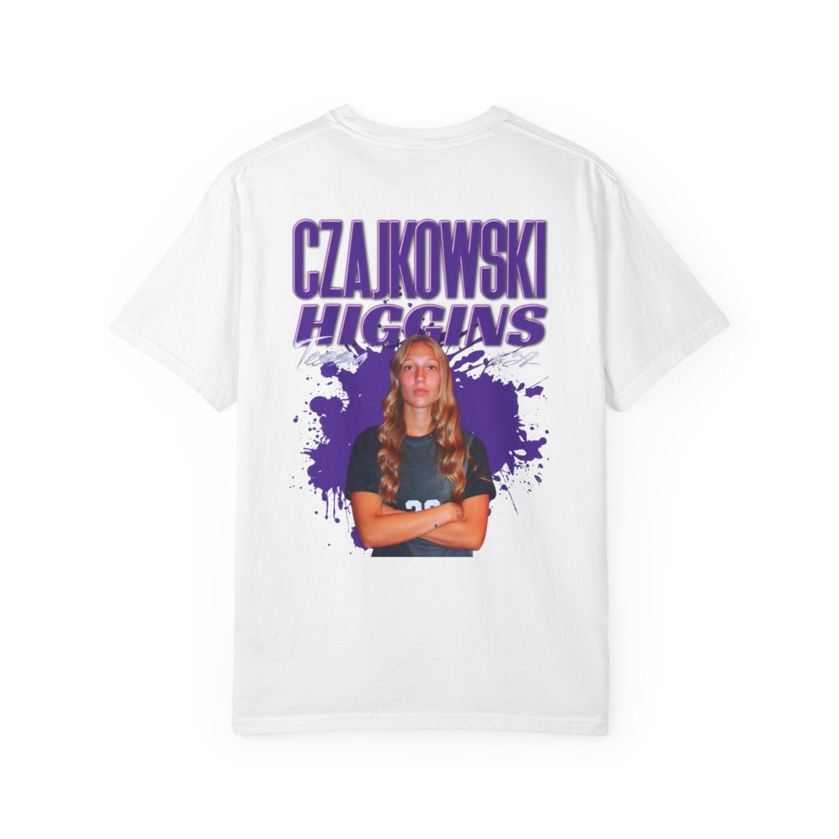 Tessa Czajkowski Higgins Logo Front & Back Premium Tee